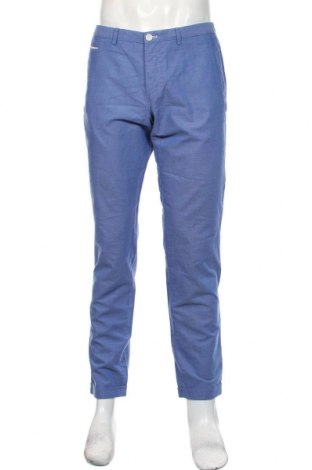 Pantaloni de bărbați Hugo Boss, Mărime L, Culoare Albastru, Bumbac, Preț 529,61 Lei