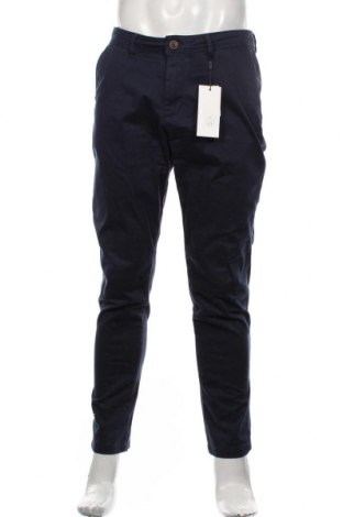 Pantaloni de bărbați Jack & Jones, Mărime L, Culoare Albastru, 98% bumbac, 2% elastan, Preț 179,11 Lei