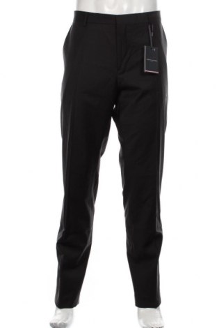 Pantaloni de bărbați Tommy Hilfiger, Mărime XL, Culoare Negru, Lână, Preț 432,40 Lei
