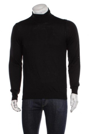 Мъжки пуловер Hugo Boss, Размер M, Цвят Черен, Вълна, Цена 489,00 лв.