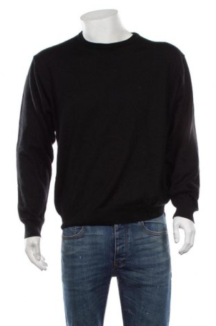 Мъжки пуловер Pierre Cardin, Размер XL, Цвят Черен, Вълна, Цена 75,00 лв.