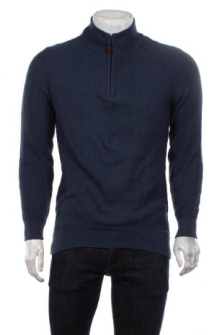 Мъжки пуловер Sir Raymond Tailor, Размер M, Цвят Син, 50% памук, 50% акрил, Цена 75,00 лв.