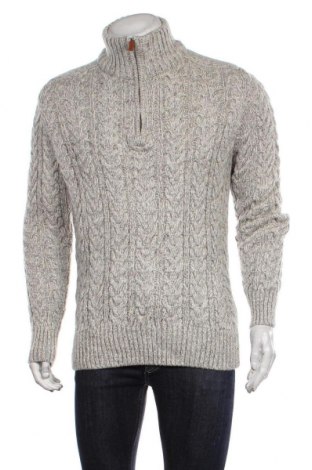 Мъжки пуловер Superdry, Размер M, Цвят Сив, 90% акрил, 10% вълна, Цена 75,00 лв.