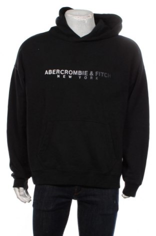 Мъжки суичър Abercrombie & Fitch, Размер L, Цвят Черен, 70% памук, 30% полиестер, Цена 79,20 лв.