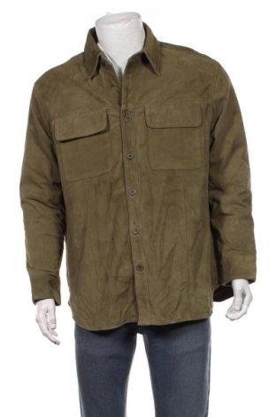 Pánska kožená bunda  Deadwood, Veľkosť L, Farba Zelená, Prírodný velur , Cena  230,85 €