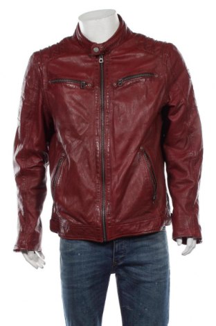 Pánska kožená bunda  Gipsy, Veľkosť XXL, Farba Červená, Pravá koža , Cena  128,14 €