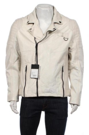 Pánska kožená bunda  Gipsy, Veľkosť XL, Farba Kremová, Pravá koža , Cena  133,69 €