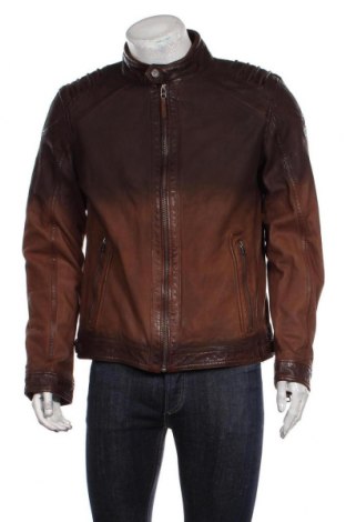 Pánska kožená bunda  Gipsy, Veľkosť L, Farba Hnedá, Pravá koža , Cena  130,34 €