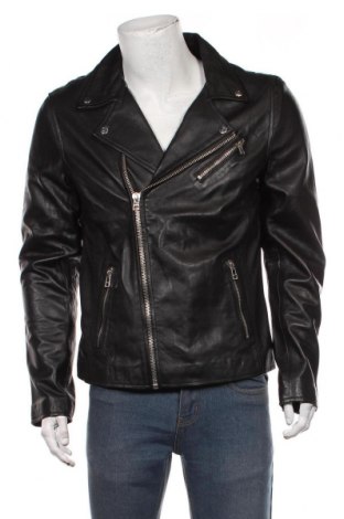 Pánska kožená bunda  Goosecraft, Veľkosť L, Farba Čierna, Pravá koža , Cena  180,60 €