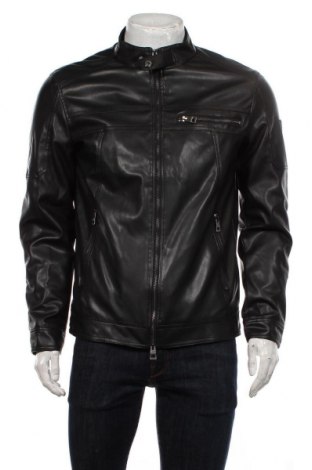 Pánska kožená bunda  Guess, Veľkosť L, Farba Čierna, Eko koža , Cena  113,58 €