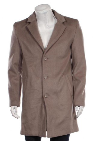Pánský kabát  About You, Velikost S, Barva Béžová, 55% polyester, 42% vlna, 2%acryl, 1% viskóza, Cena  1 446,00 Kč