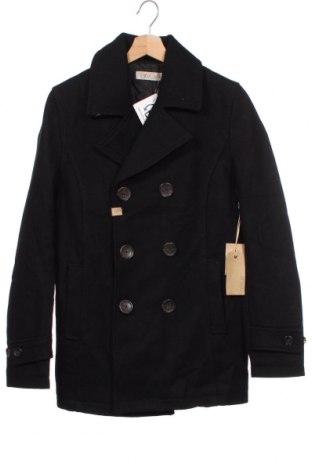 Ανδρικά παλτό Arvust, Μέγεθος XS, Χρώμα Μαύρο, 50% μαλλί, 50% πολυεστέρας, Τιμή 85,98 €
