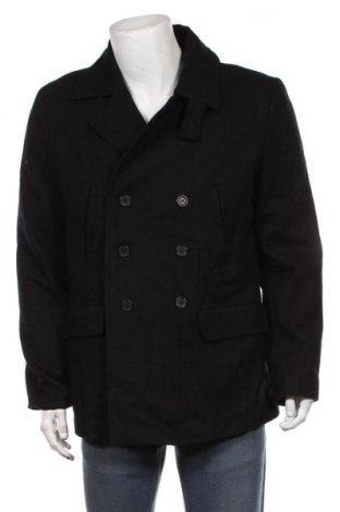 Ανδρικά παλτό Clockhouse, Μέγεθος M, Χρώμα Μαύρο, 60% μαλλί, 29% βισκόζη, 11% πολυεστέρας, Τιμή 86,60 €