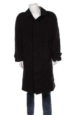 Ανδρικά παλτό Made In Italy, Μέγεθος L, Χρώμα Μαύρο, 50% κασμίρι, 50% μαλλί, Τιμή 35,26 €