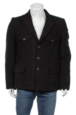 Мъжко сако Zara Man, Размер XL, Цвят Черен, Цена 18,00 лв.