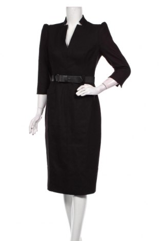 Šaty  Karen Millen, Velikost M, Barva Černá, 63% polyester, 32% viskóza, 5% elastan, Cena  2 065,00 Kč