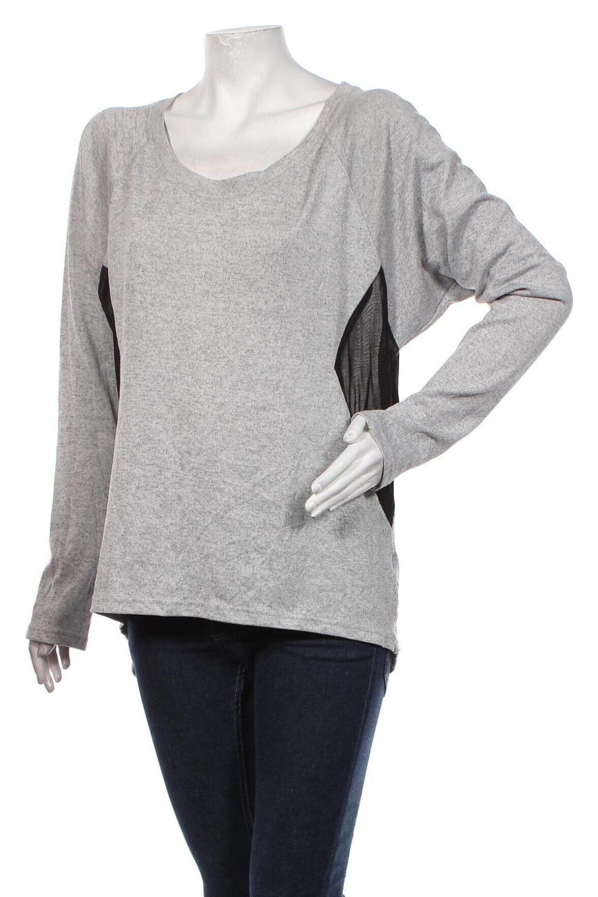 Γυναικεία μπλούζα Caroline K Morgan, Μέγεθος L, Χρώμα Γκρί, Τιμή 4,33 €