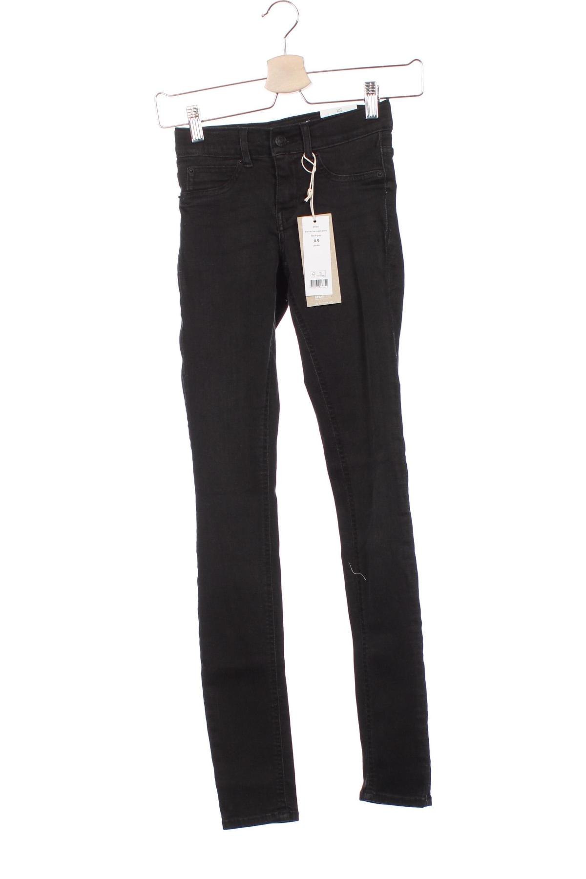 Дамски дънки Perfect Jeans By Gina Tricot, Размер XS, Цвят Черен, Цена 27,65 лв.