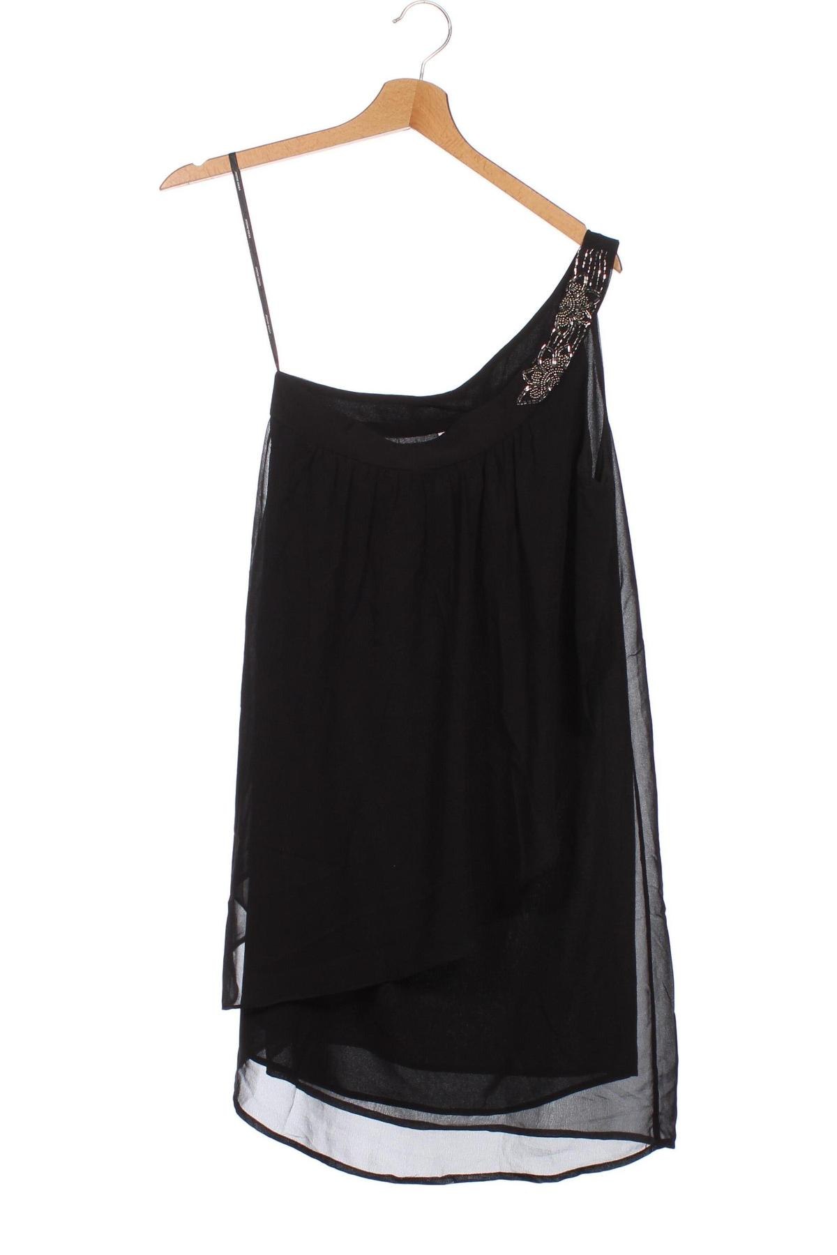 Γυναικείο αμάνικο μπλουζάκι Vero Moda, Μέγεθος XS, Χρώμα Μαύρο, Τιμή 14,23 €