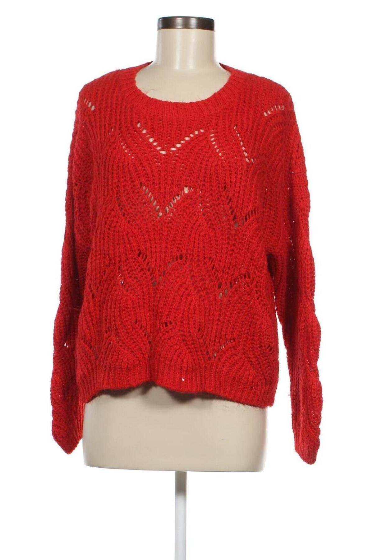 Γυναικείο πουλόβερ ONLY, Μέγεθος L, Χρώμα Κόκκινο, Τιμή 1,64 €