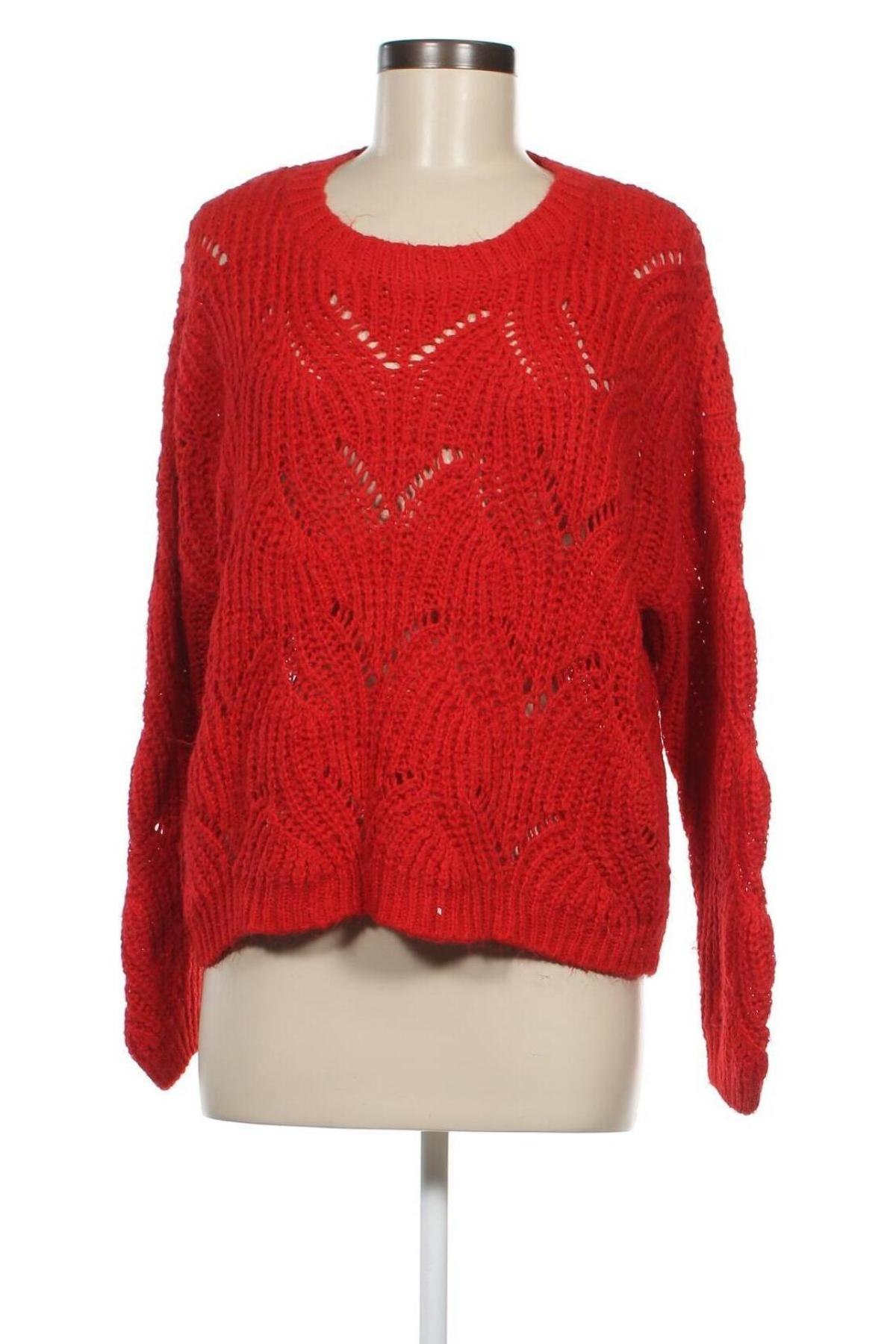 Damenpullover ONLY, Größe L, Farbe Rot, Preis 1,84 €