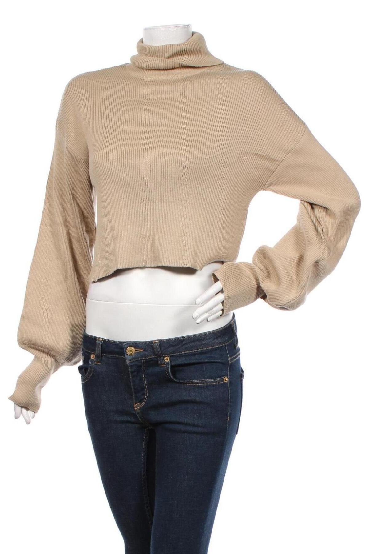 Γυναικείο πουλόβερ XLE the Label, Μέγεθος XL, Χρώμα  Μπέζ, Τιμή 45,88 €