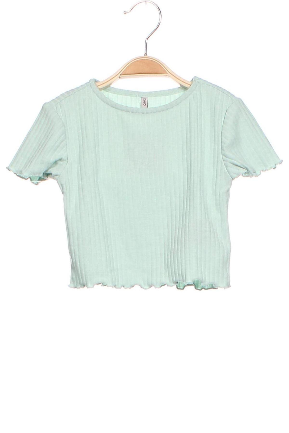 Детска блуза ONLY, Размер 3-4y/ 104-110 см, Цвят Зелен, Цена 32,00 лв.