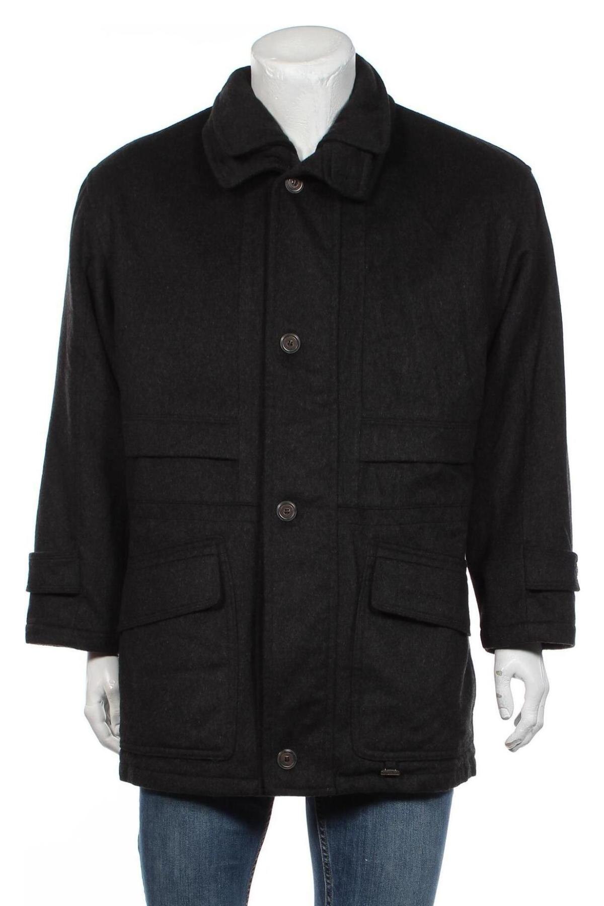 Ανδρικά παλτό Pierre Cardin, Μέγεθος M, Χρώμα Γκρί, Τιμή 97,73 €
