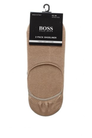 Чорапи Hugo Boss, Размер XL, Цвят Бежов, Цена 39,00 лв.
