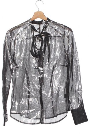 Дамска блуза, Размер S, Цвят Сребрист, Цена 31,00 лв.