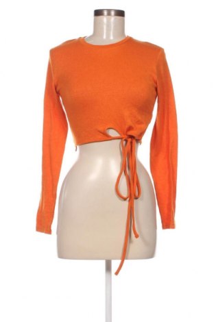 Дамска блуза Bershka, Размер M, Цвят Оранжев, Цена 5,04 лв.