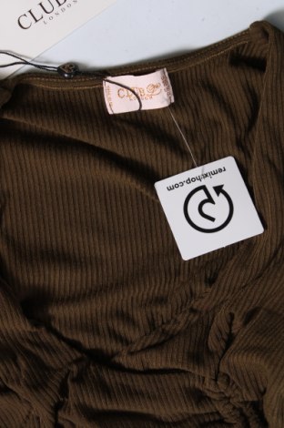Γυναικεία μπλούζα Club L, Μέγεθος M, Χρώμα Πράσινο, Τιμή 9,46 €