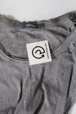 Γυναικεία μπλούζα Culture, Μέγεθος S, Χρώμα Γκρί, Τιμή 12,28 €