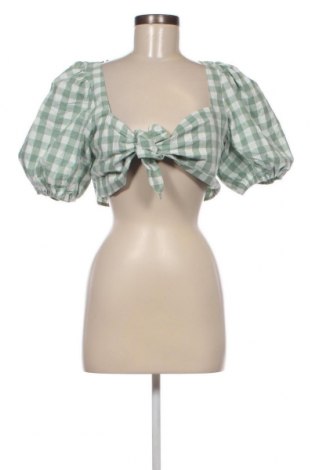 Дамска блуза Fashion Union, Размер M, Цвят Зелен, Цена 9,36 лв.