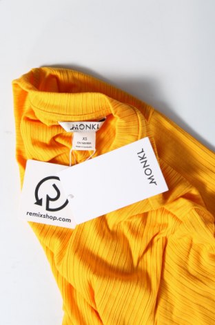 Damen Shirt Monki, Größe XS, Farbe Gelb, Preis 3,57 €