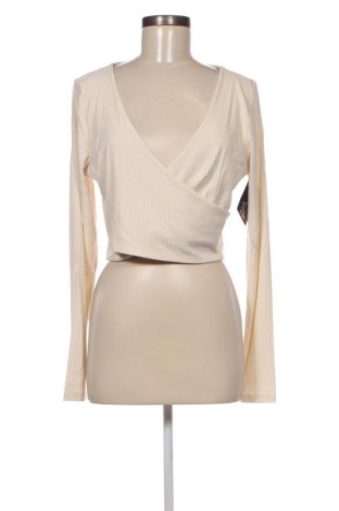 Γυναικεία μπλούζα Nly Trend, Μέγεθος XL, Χρώμα  Μπέζ, Τιμή 3,84 €