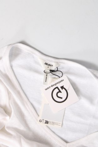 Γυναικεία μπλούζα Object, Μέγεθος S, Χρώμα Λευκό, Τιμή 5,20 €