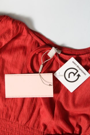 Γυναικεία μπλούζα Pieces, Μέγεθος L, Χρώμα Πορτοκαλί, Τιμή 5,16 €