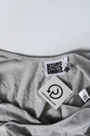 Γυναικεία μπλούζα Reclaimed Vintage, Μέγεθος L, Χρώμα Γκρί, Τιμή 3,34 €