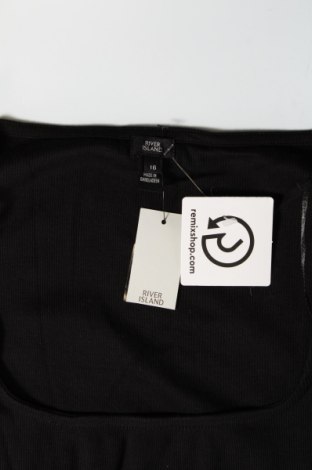 Γυναικεία μπλούζα River Island, Μέγεθος XL, Χρώμα Μαύρο, Τιμή 3,34 €
