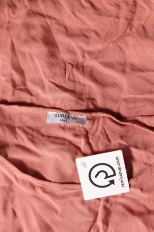 Γυναικεία μπλούζα Sublevel, Μέγεθος L, Χρώμα Σάπιο μήλο, Τιμή 5,91 €