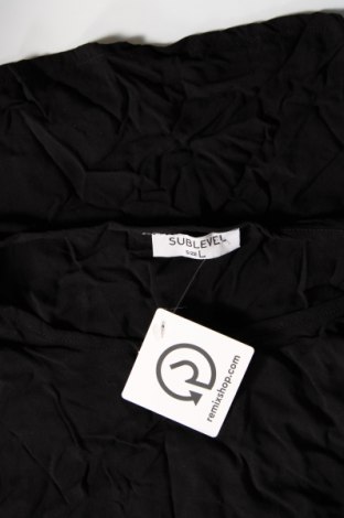 Дамска блуза Sublevel, Размер L, Цвят Черен, Цена 11,16 лв.