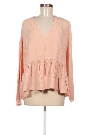 Дамска блуза Zara Trafaluc, Размер M, Цвят Розов, Цена 34,50 лв.