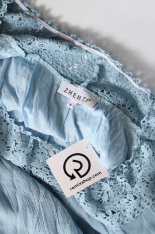 Γυναικεία μπλούζα Zhenzi, Μέγεθος S, Χρώμα Μπλέ, Τιμή 2,94 €