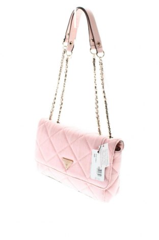 Дамска чанта Guess, Цвят Розов, Цена 232,00 лв.