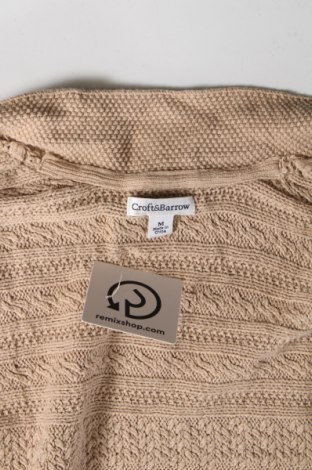 Damen Strickjacke Croft & Barrow, Größe M, Farbe Beige, Preis € 2,02