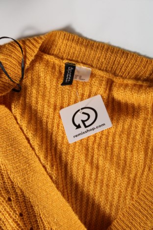 Damen Strickjacke H&M Divided, Größe XS, Farbe Gelb, Preis € 2,83