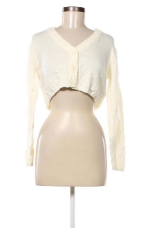 Damen Strickjacke H&M Divided, Größe XS, Farbe Weiß, Preis 2,62 €
