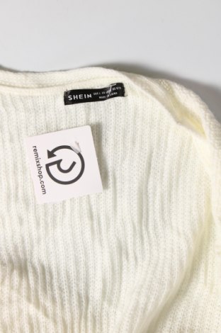 Damen Strickjacke SHEIN, Größe M, Farbe Weiß, Preis 2,83 €