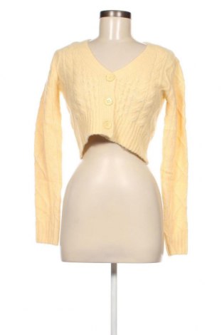 Γυναικεία ζακέτα Tally Weijl, Μέγεθος XS, Χρώμα Κίτρινο, Τιμή 7,11 €